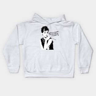 inky audrey, nothing is impossible Kids Hoodie